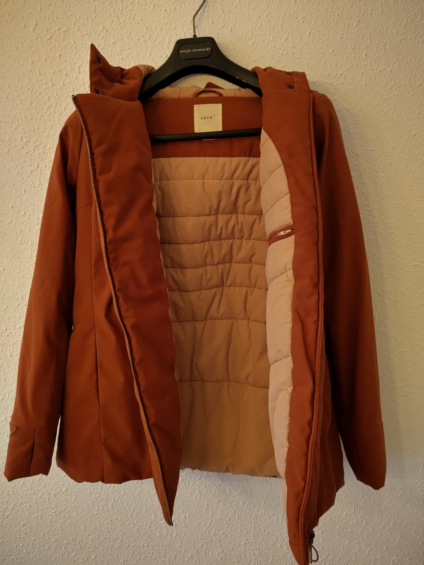 Doudoune Lezeta couleur rouille