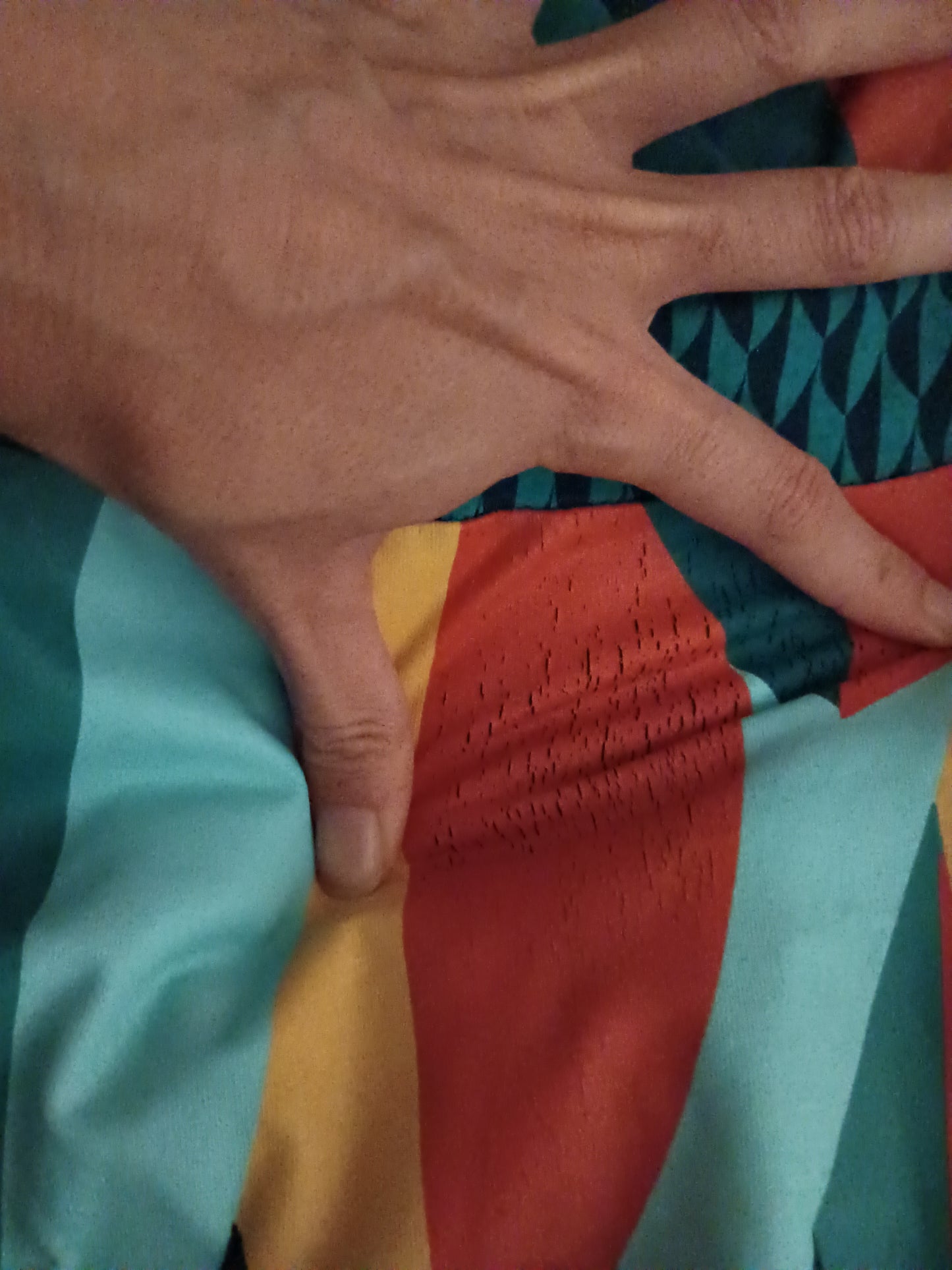 Robe vintage colorée