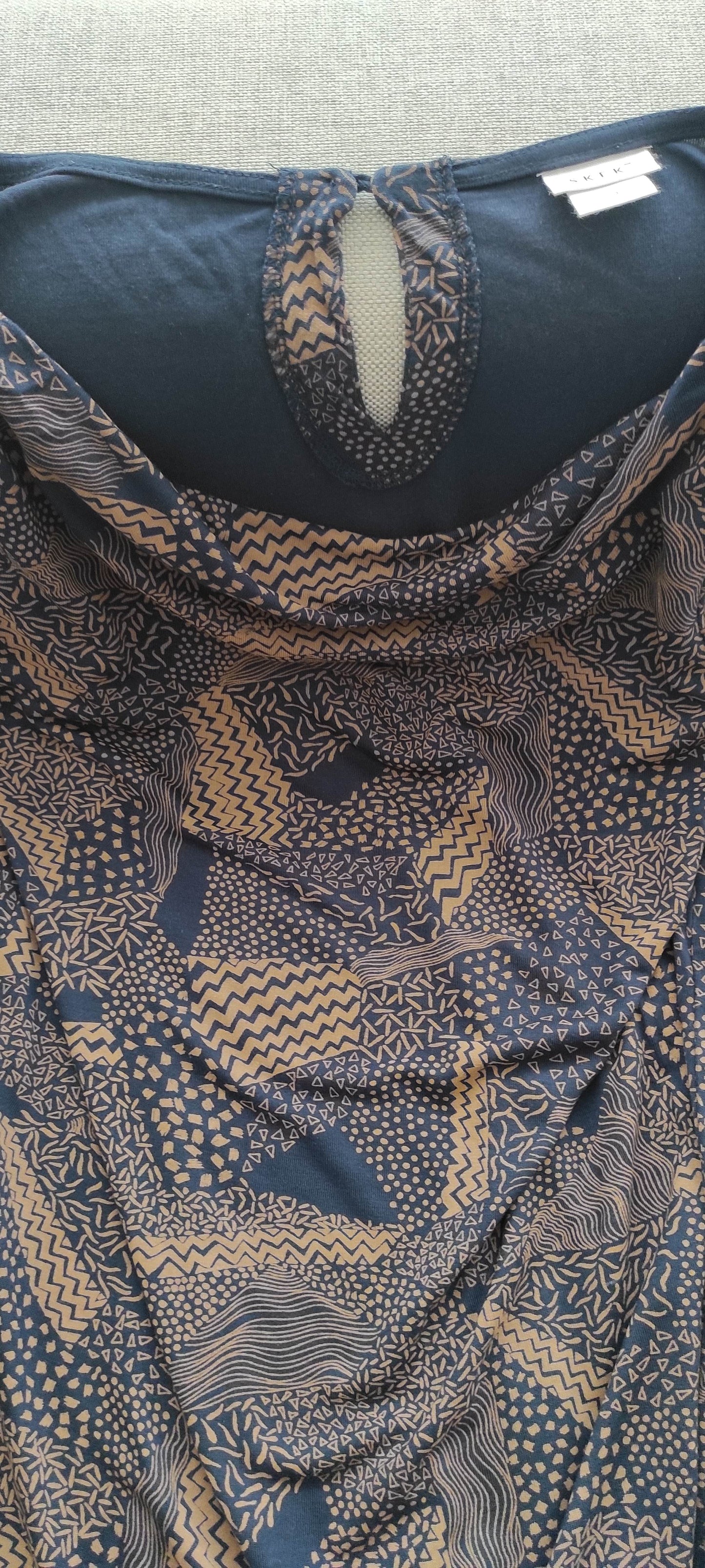 Draped Neckline T-Shirt