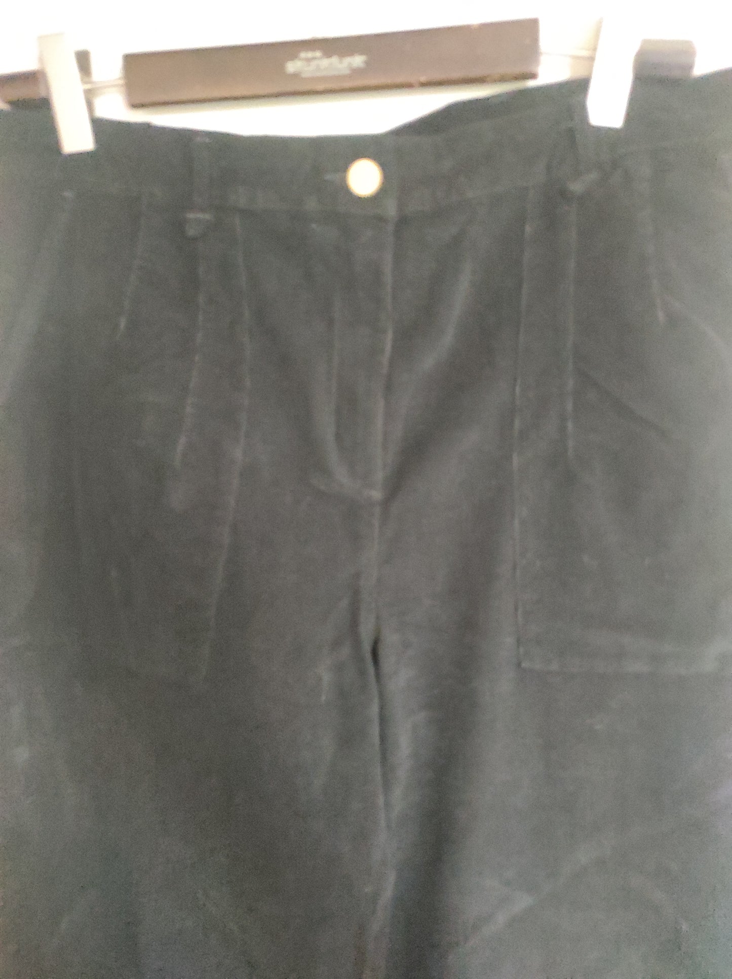 Black corduroy trousers size 46 IARZA GOTS model