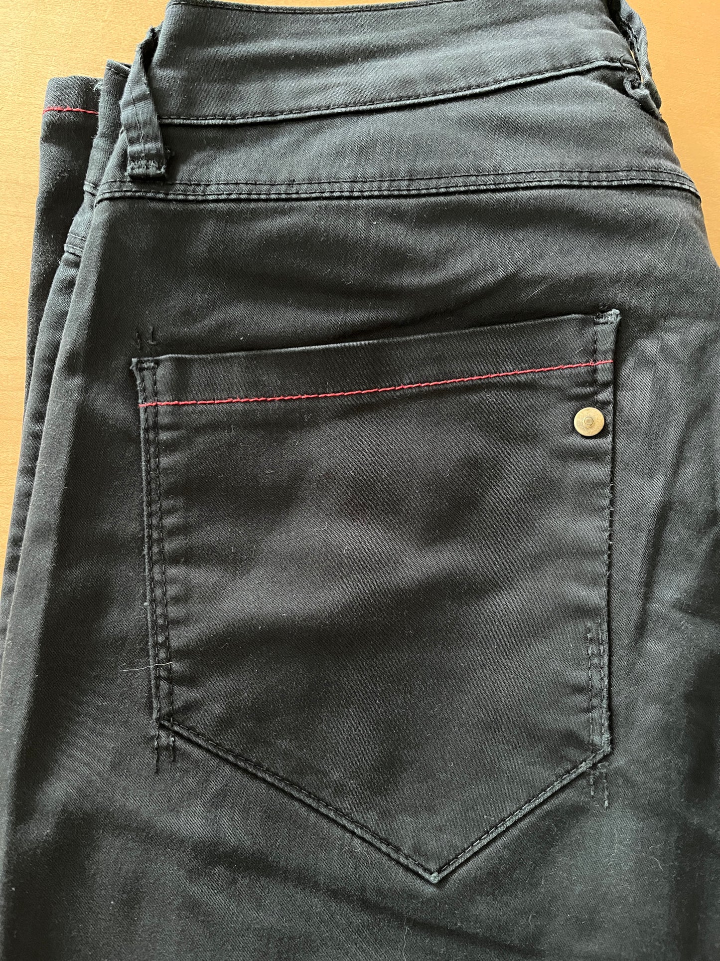 Straight denim-style trousers