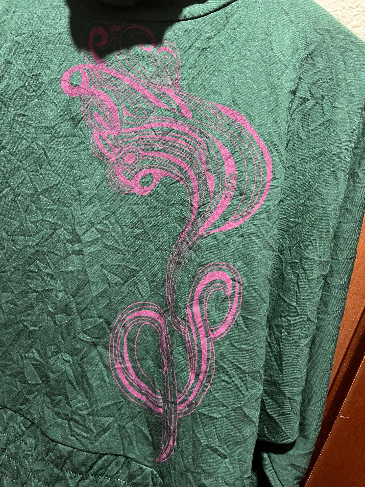 Parte superior verde oscuro