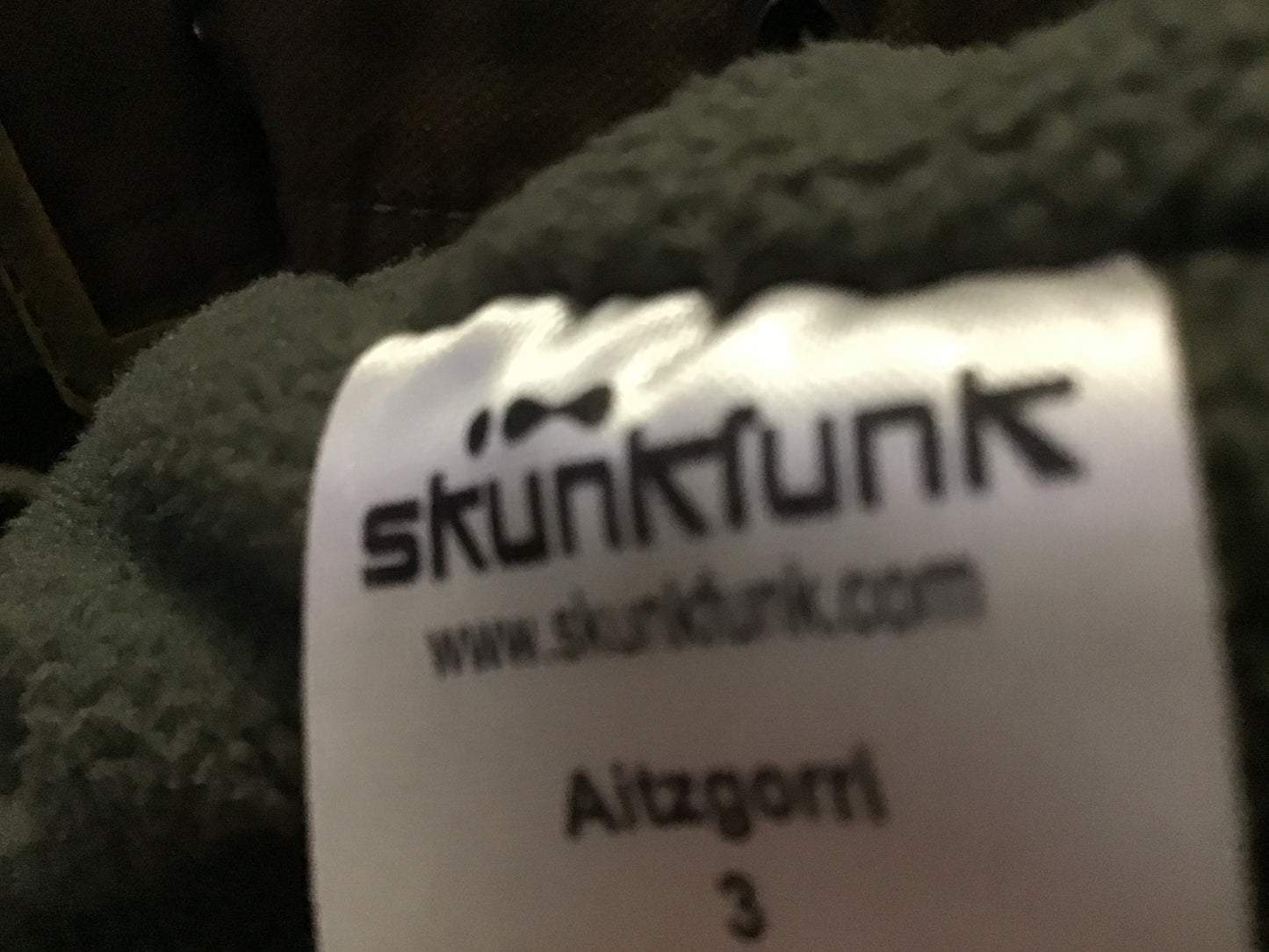 Abrigo encerado verde caqui para mujer