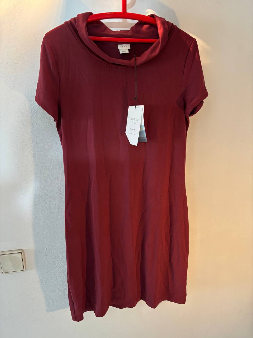 Vestido Amaira granate