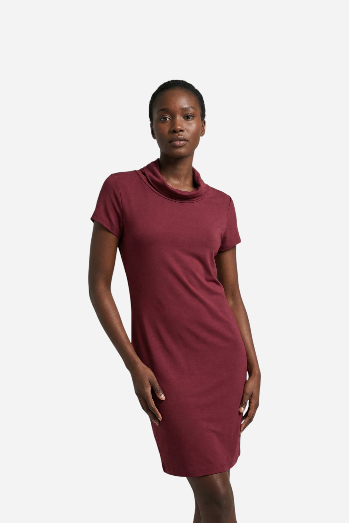 Vestido Amaira granate