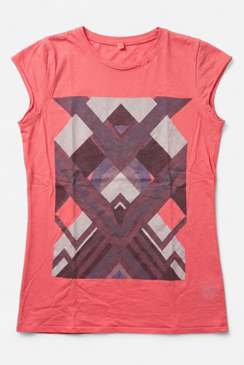 Camiseta rosa ART COLLAGE