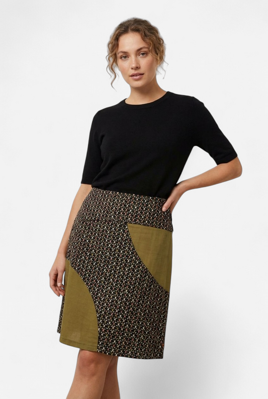 PRINTED SKIRT