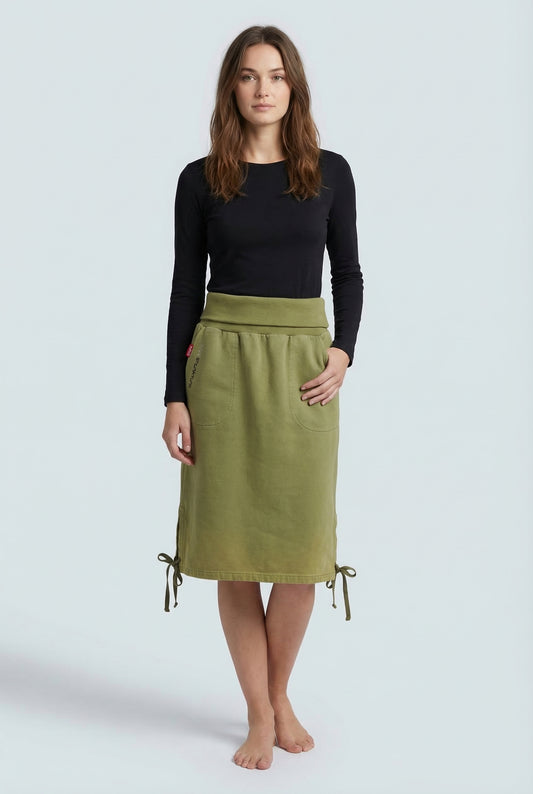 Falda Lizar verde