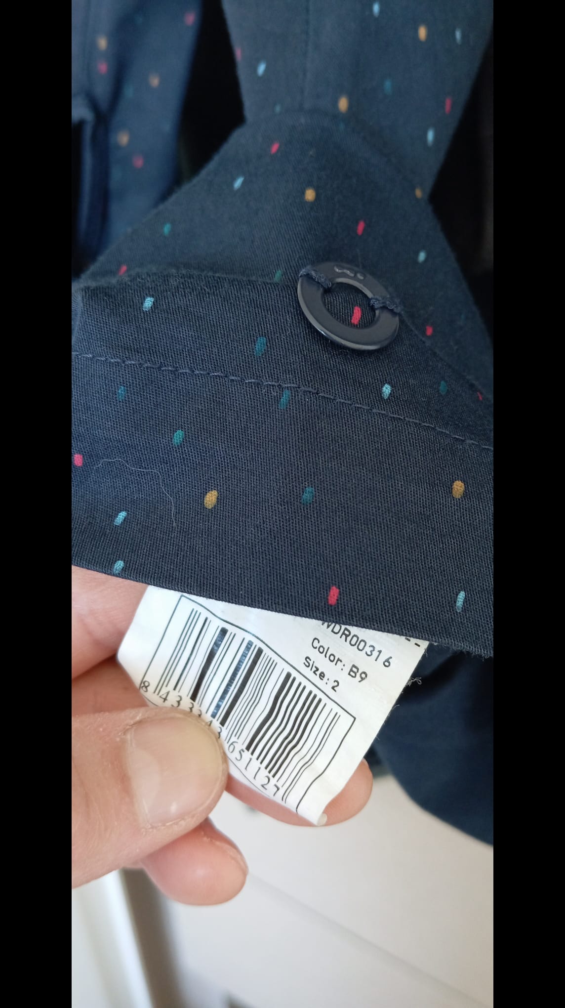 Vestido azul marino