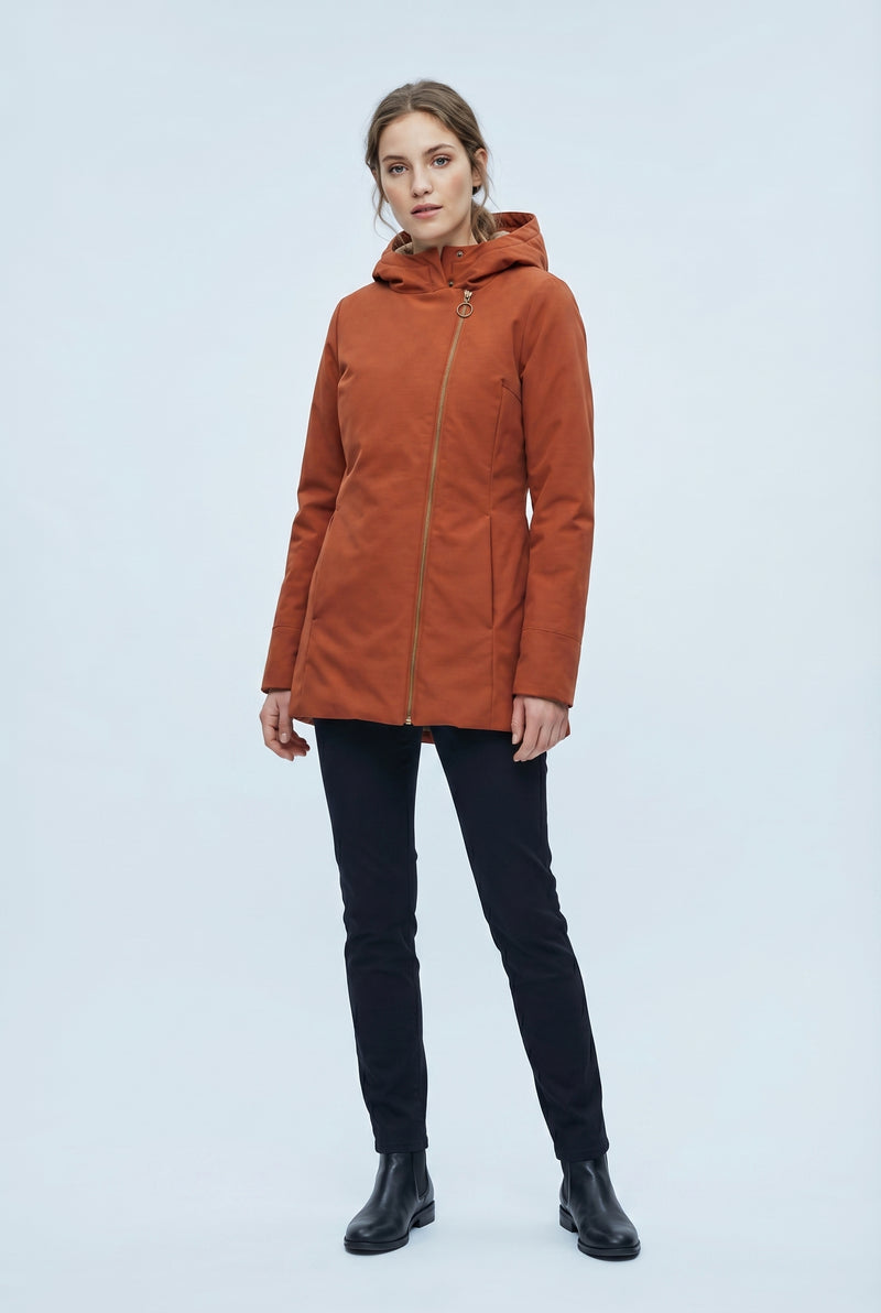 Doudoune Lezeta couleur rouille