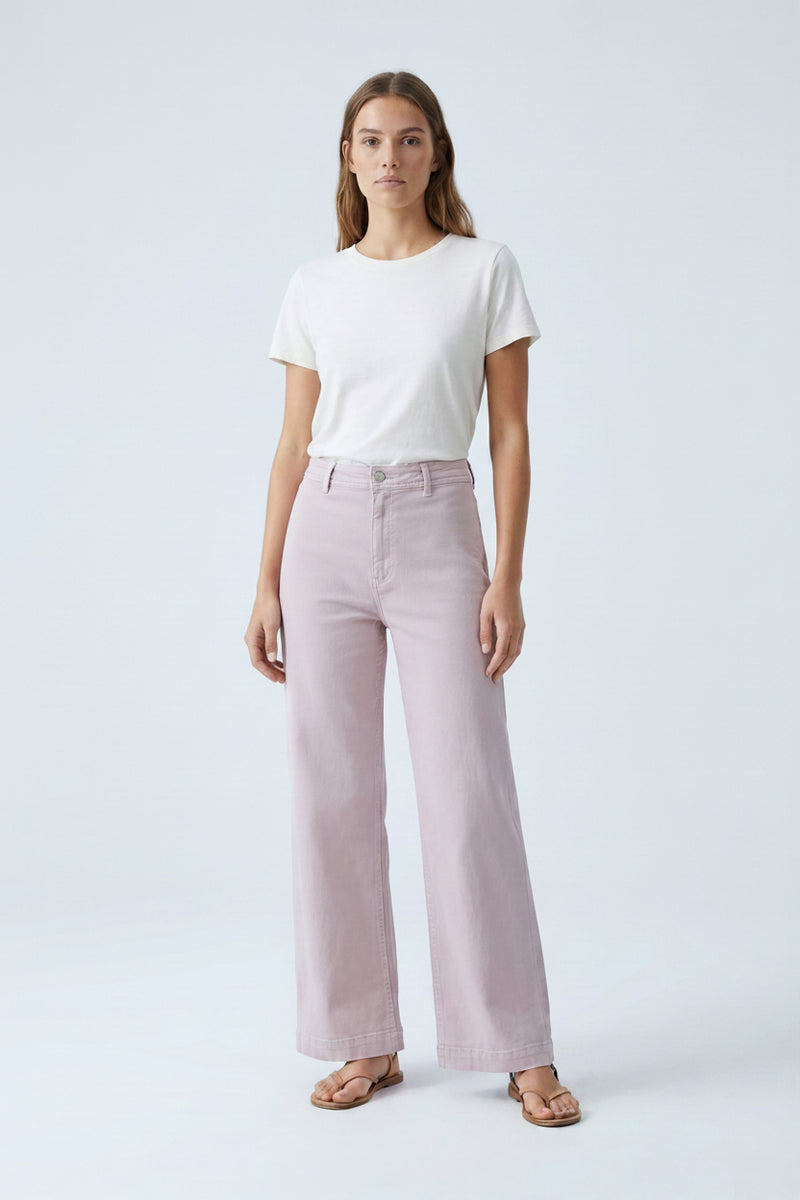 Pantalon en jean lila