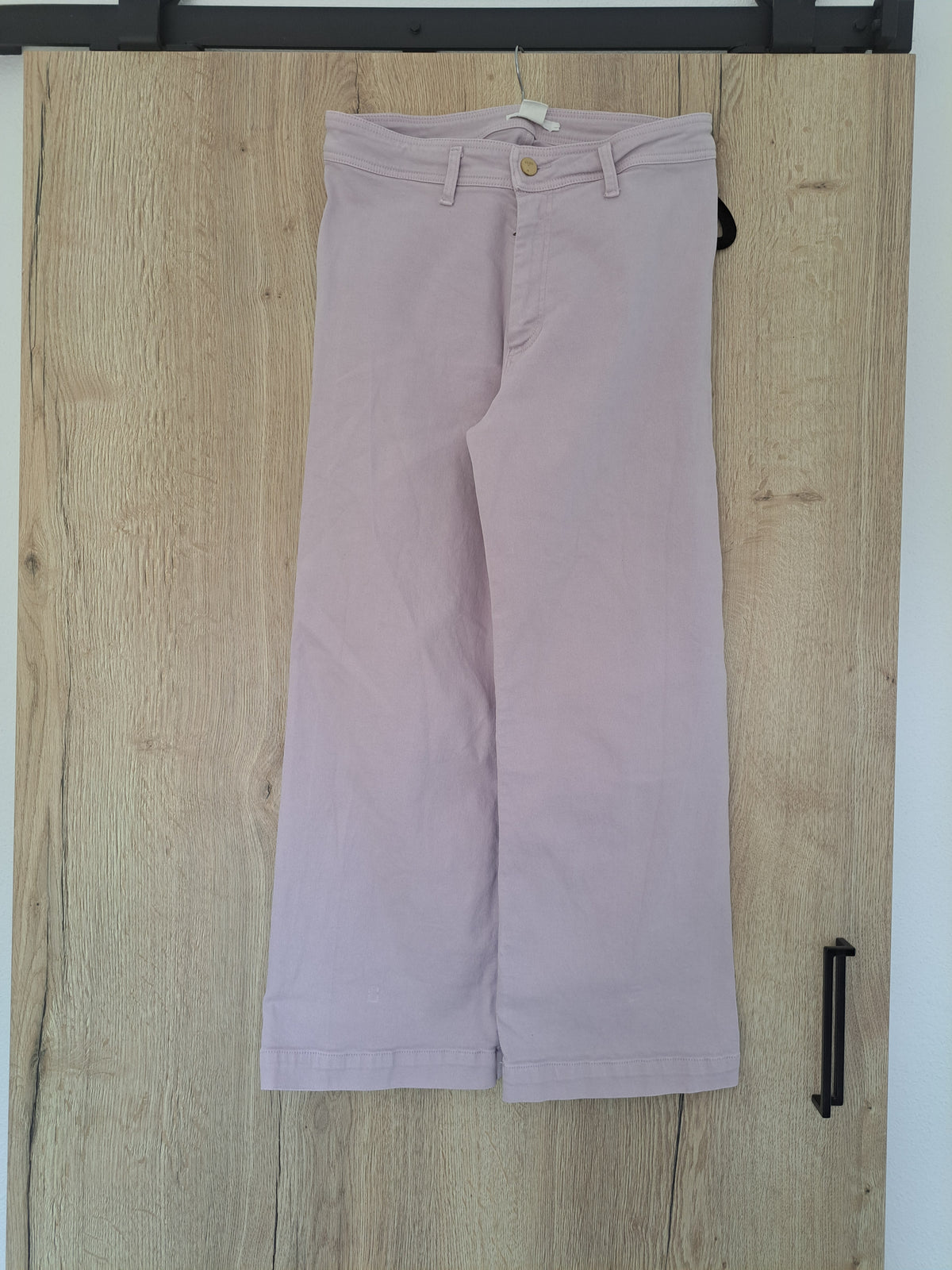 Lilac denim trousers