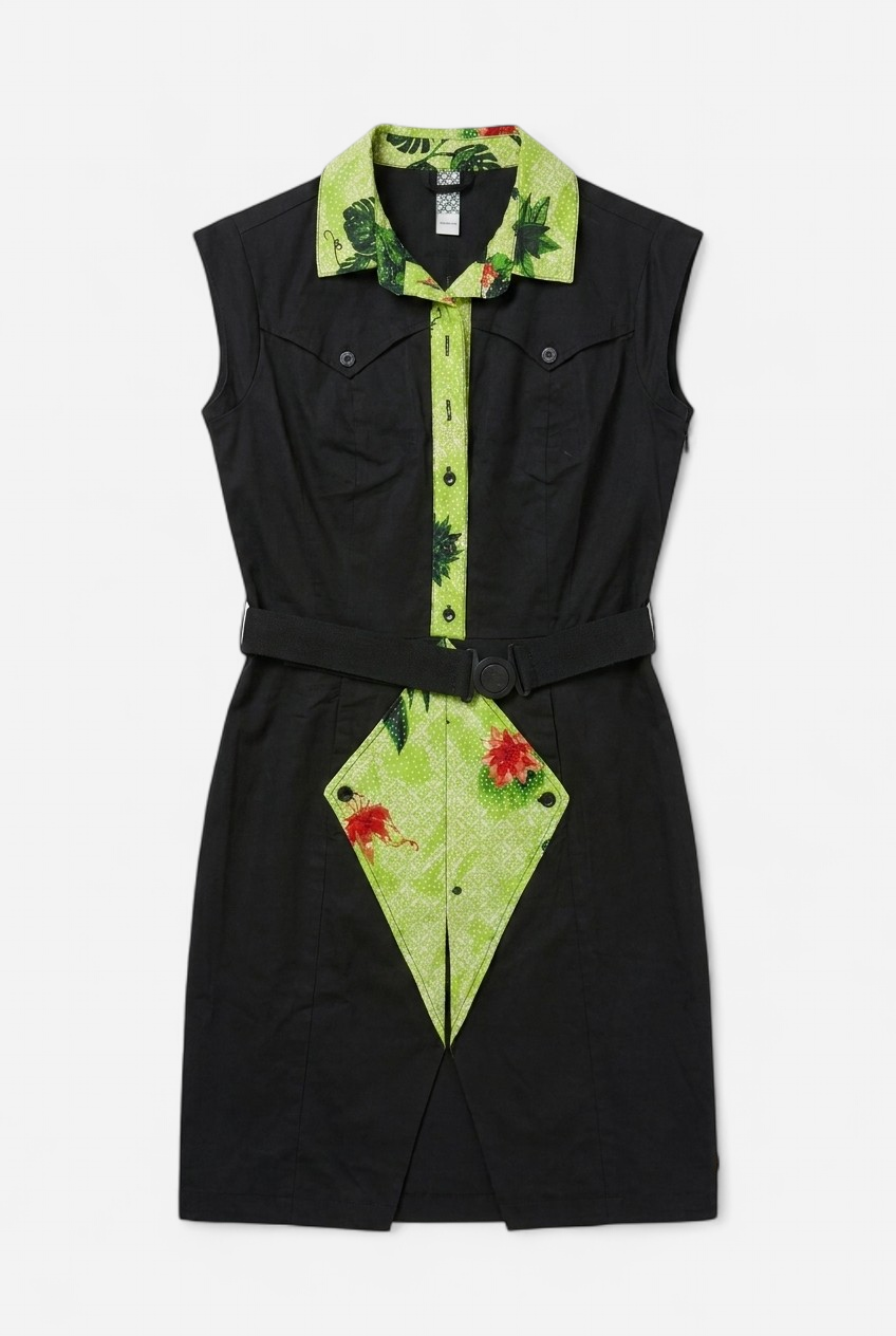 Robe midi ajustée