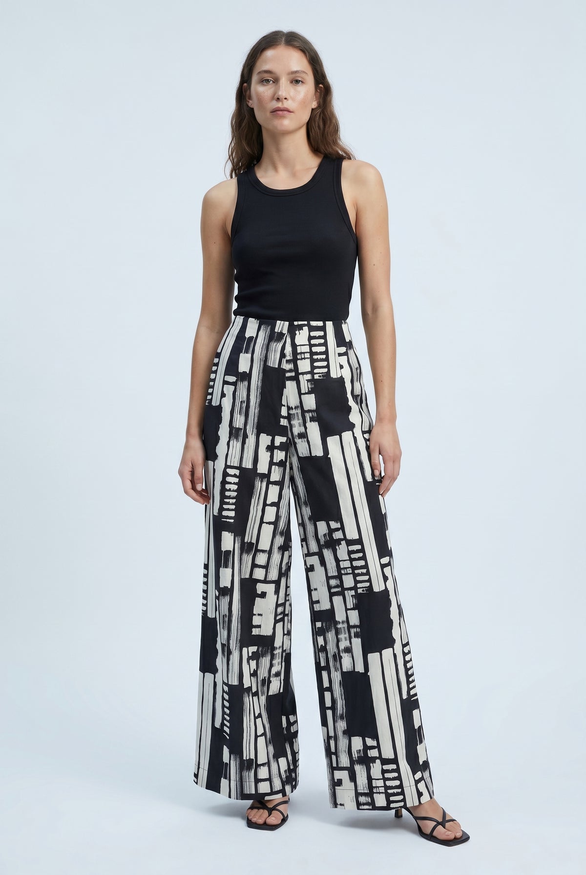 Pantalon taille haute