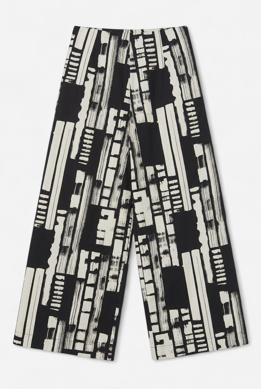 Pantalon taille haute