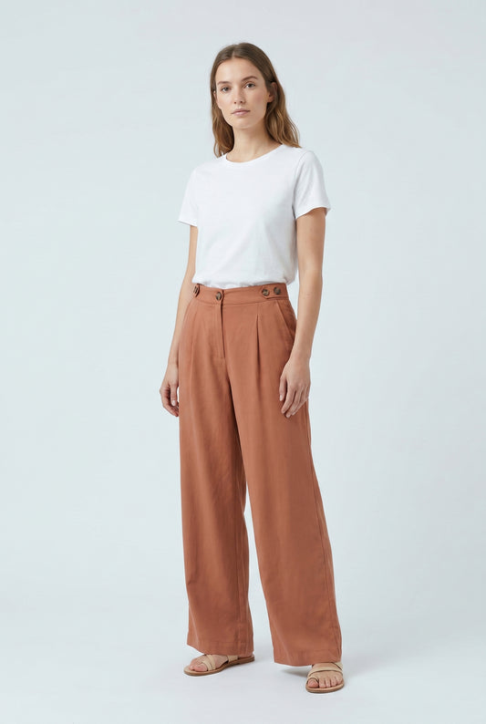 Pantalon Ilia terracotta