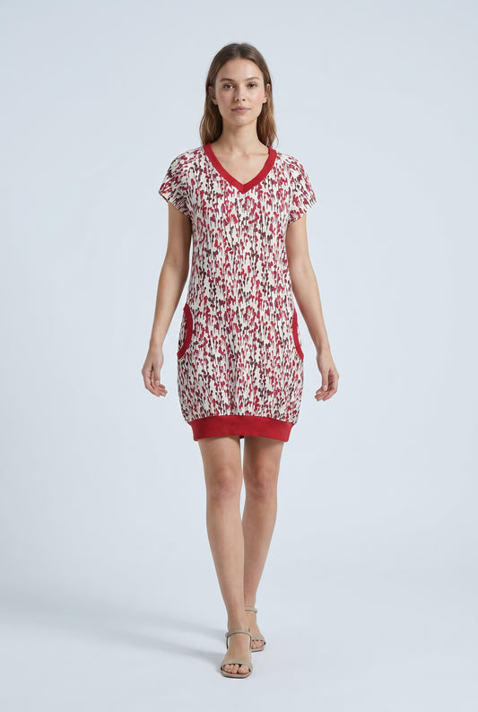 vestido verano manga corta