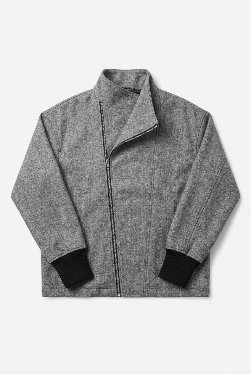chaqueta gris