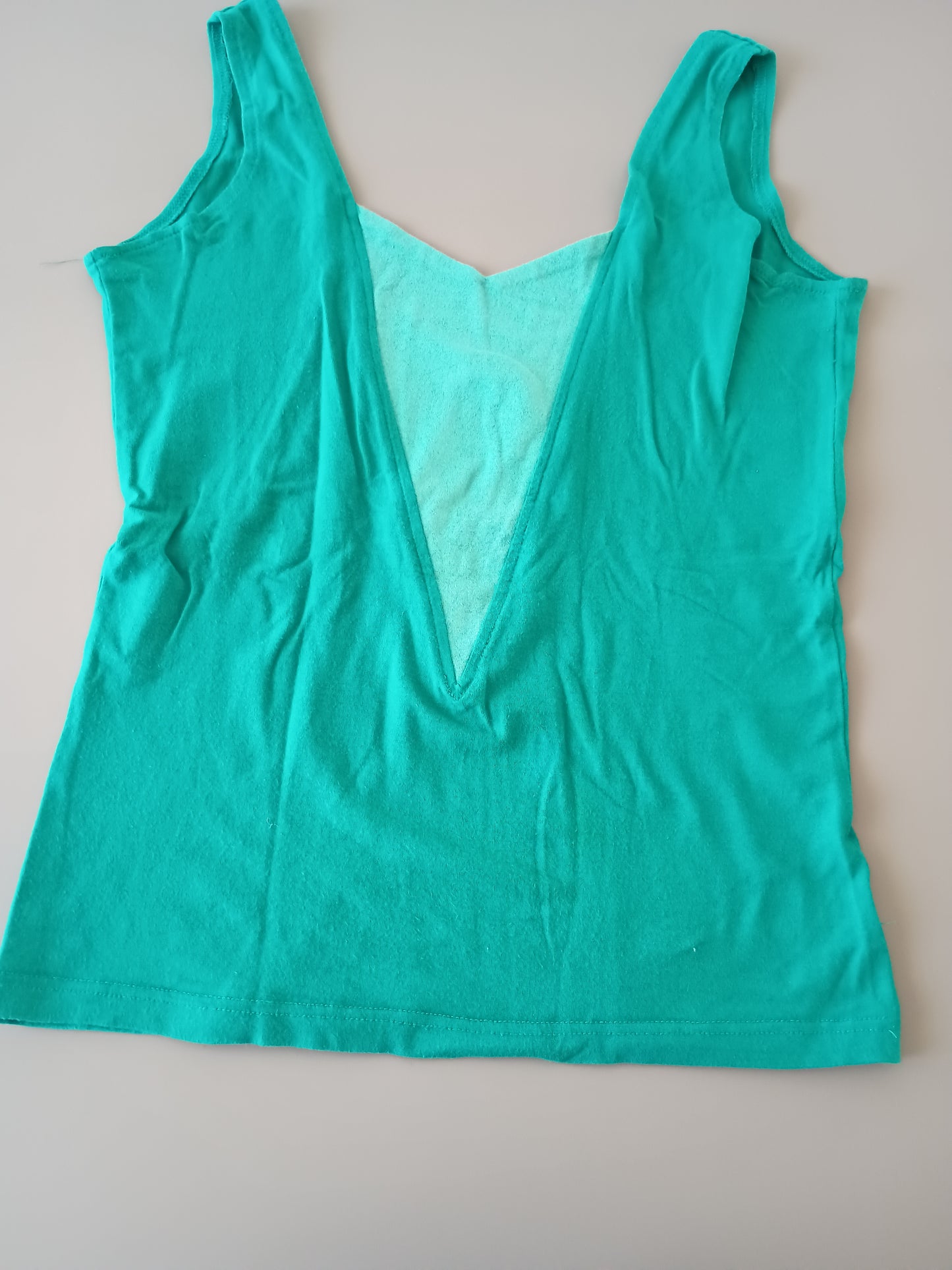 Camiseta sin mangas verde