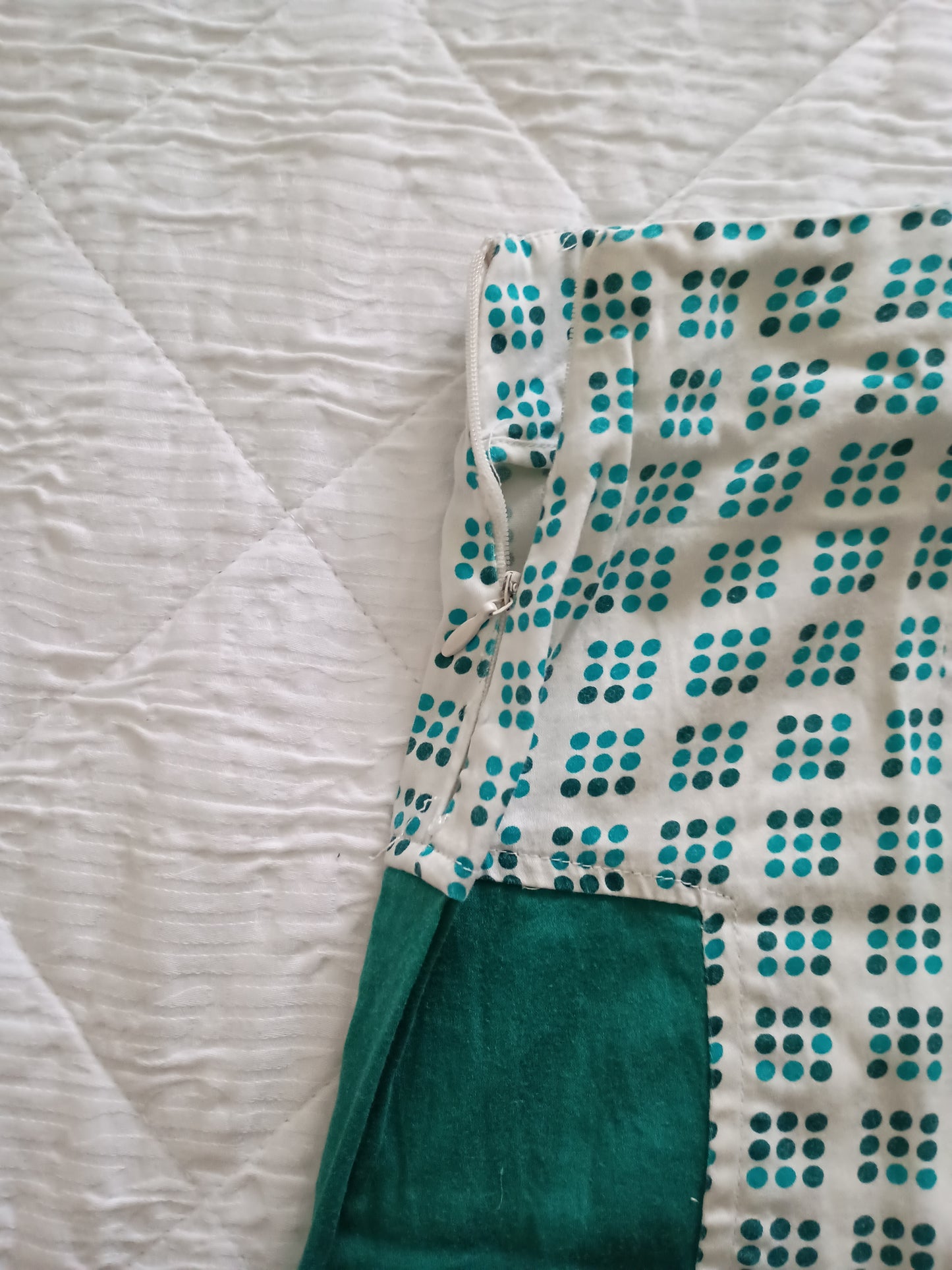 Falda de verano de corte trapezoidal