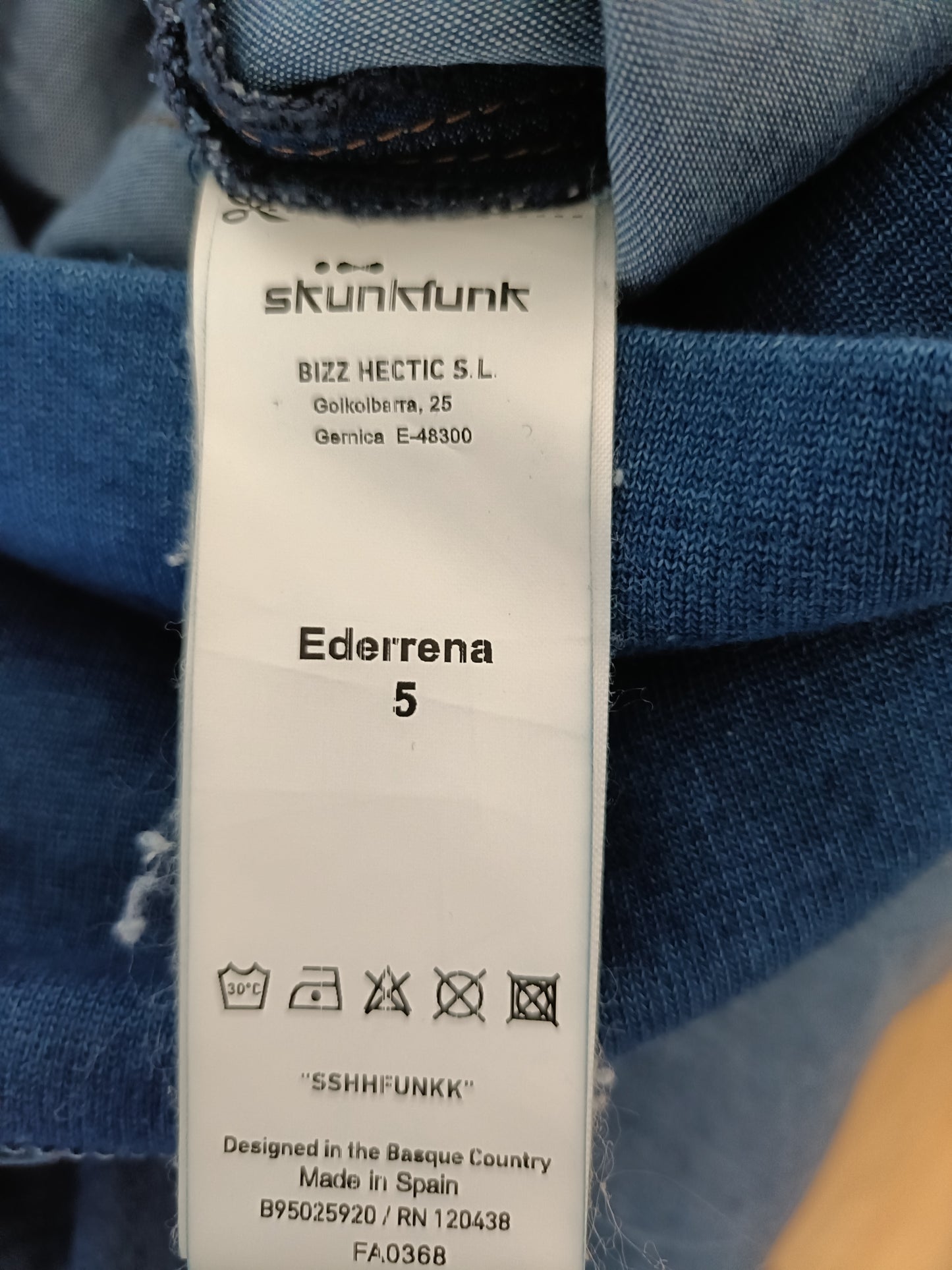 Pantalón azul