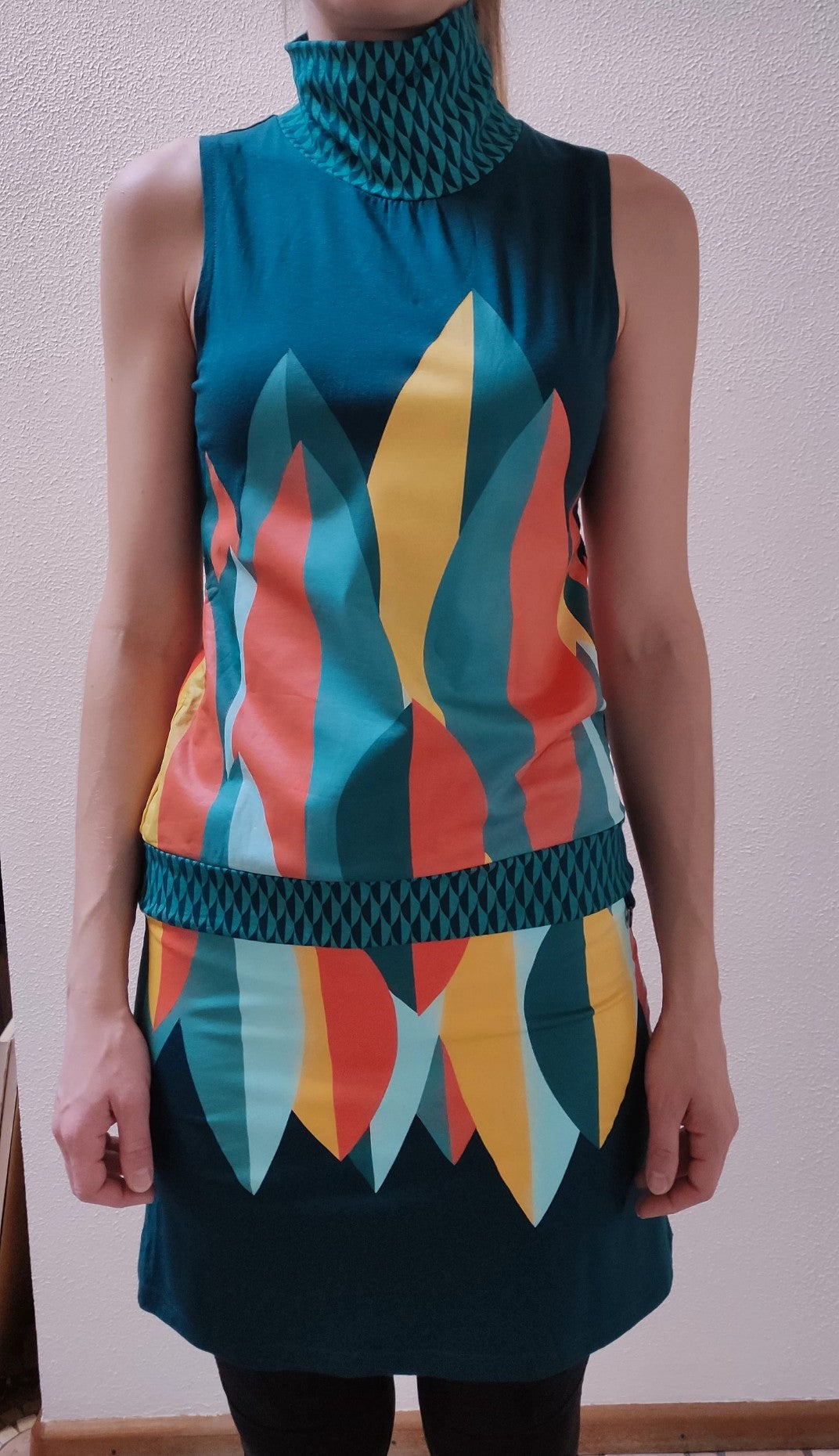 Robe vintage colorée