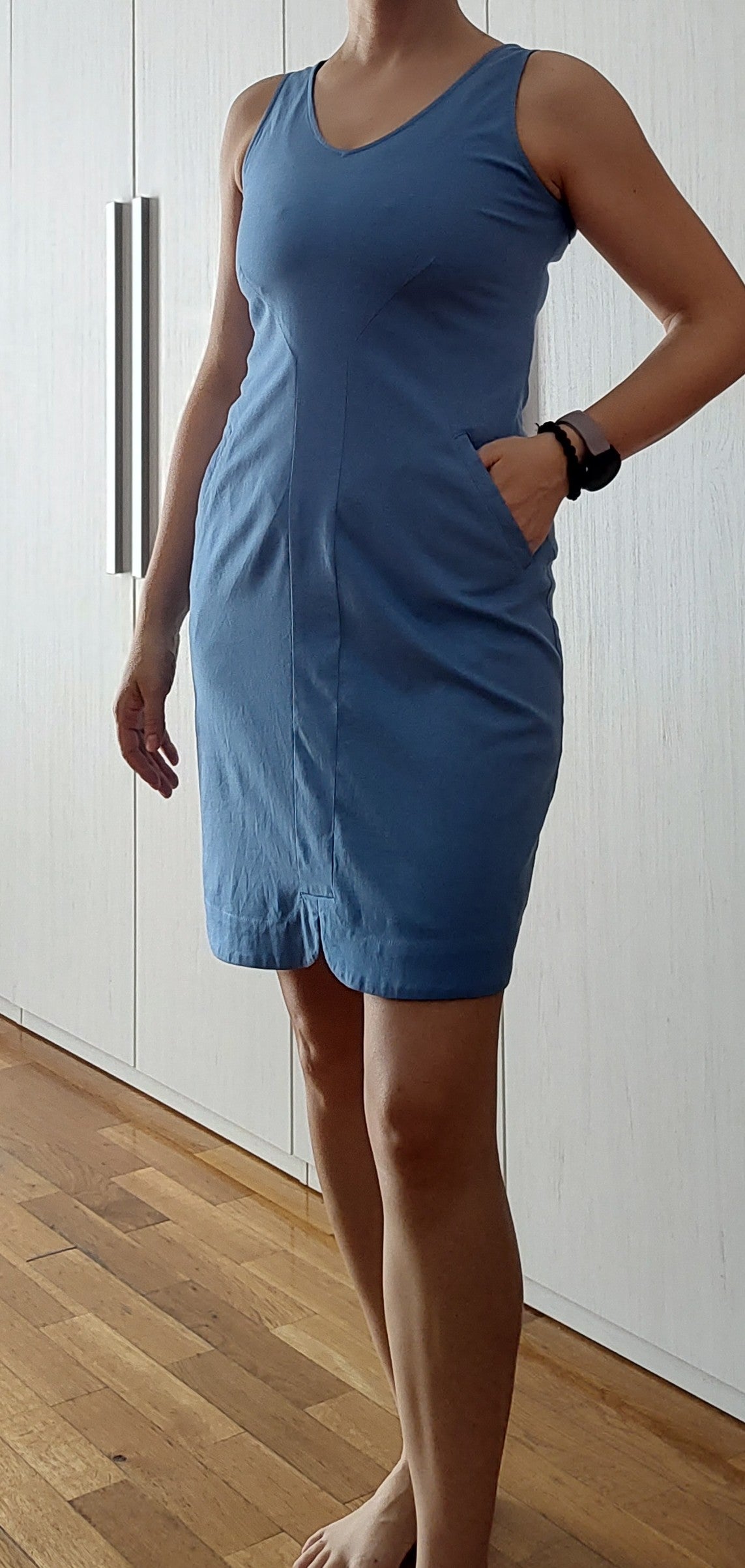 Blue Ecovero dress M