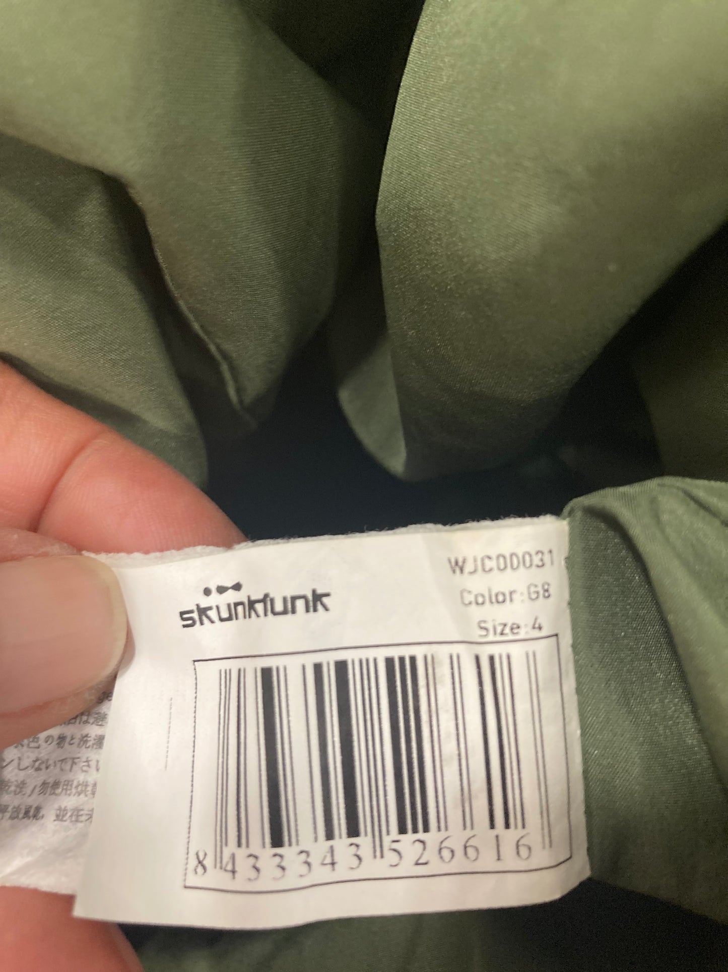 Manteau vert