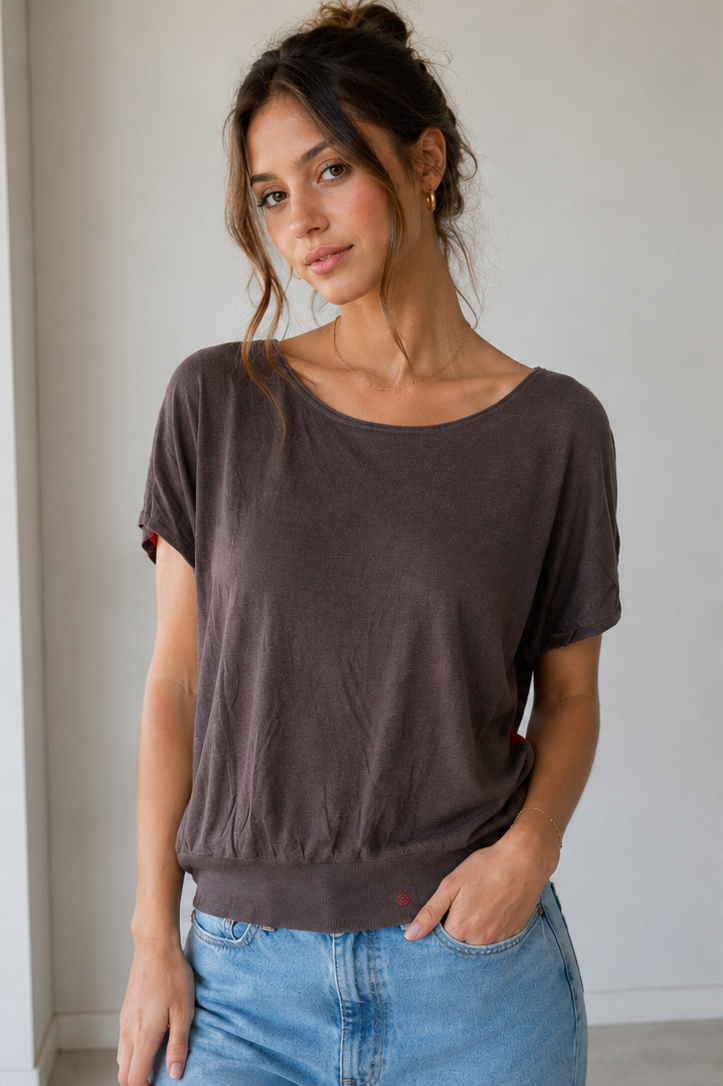 T-shirt bicolore