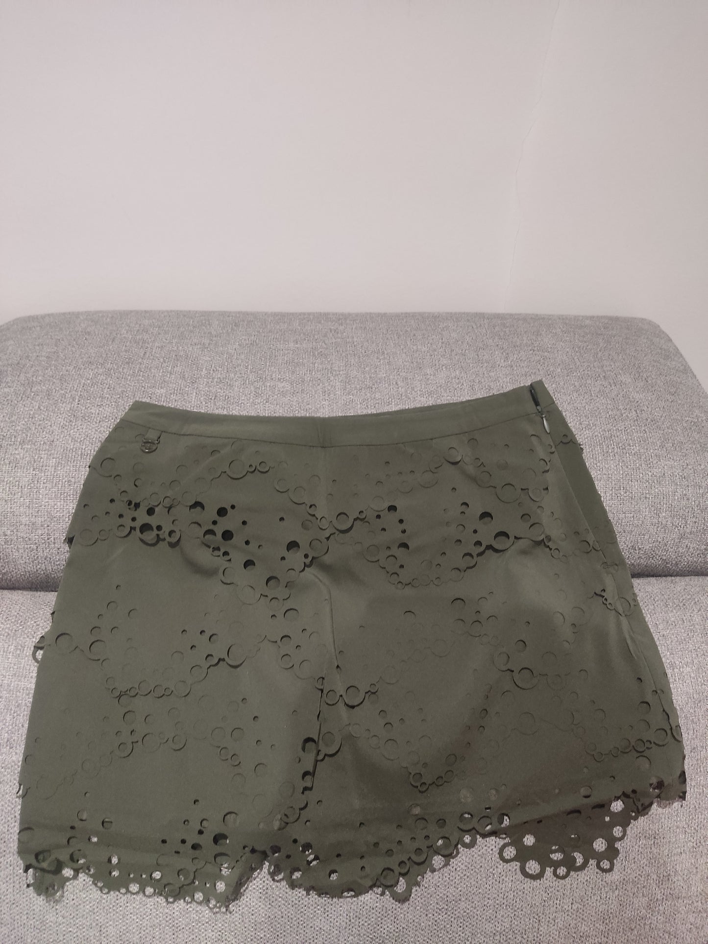 Jupe verte kaki