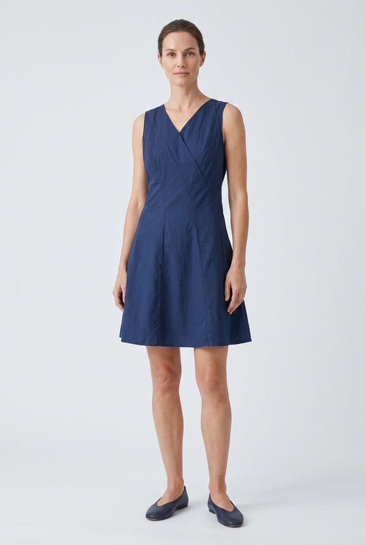Cute short navy blue dress