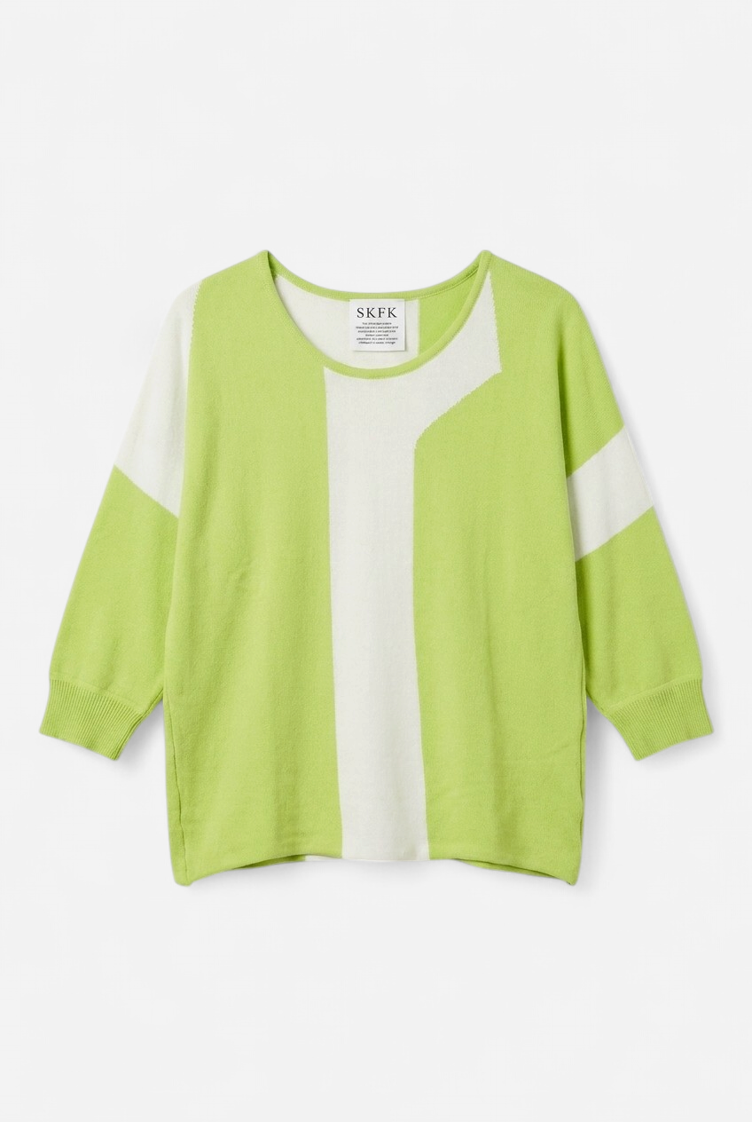 Pull bicolore