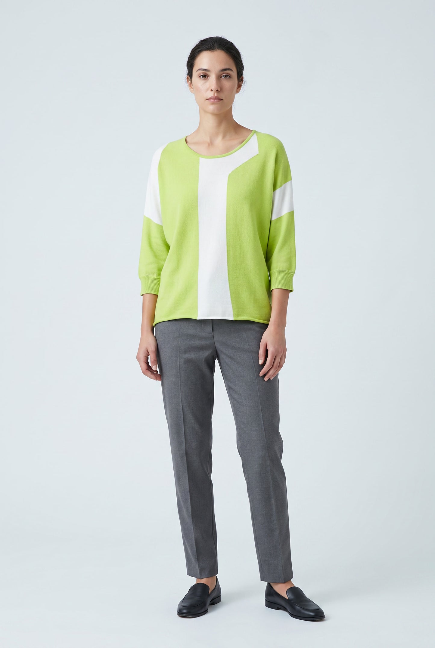 Pull bicolore