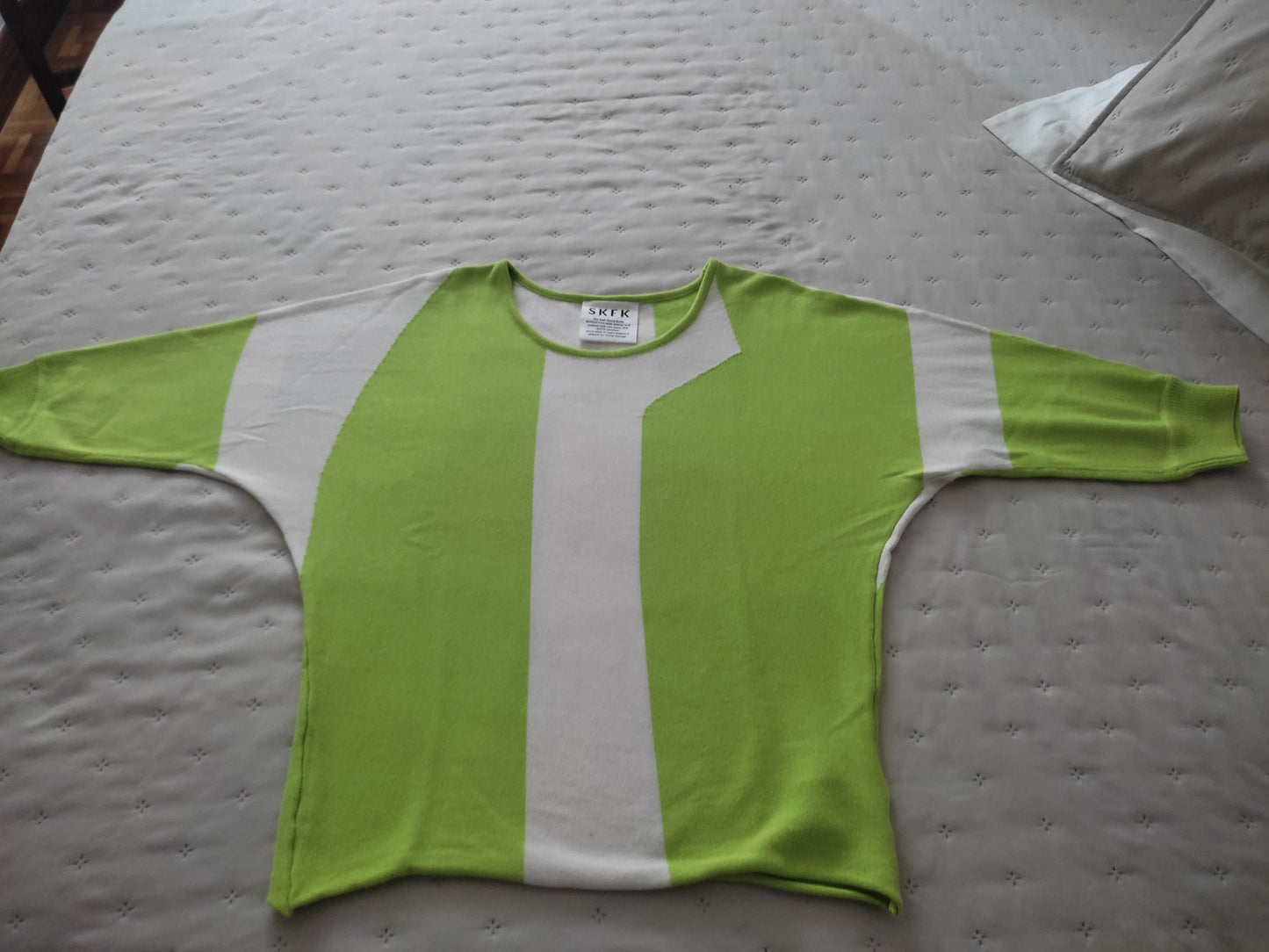 Pull bicolore