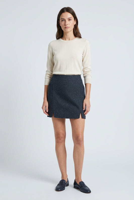 Minifalda estampado moteado