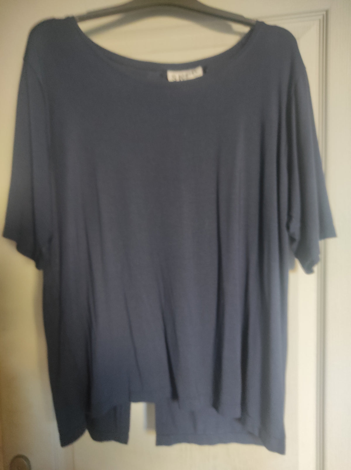 Top bleu navy violet ZUR-1