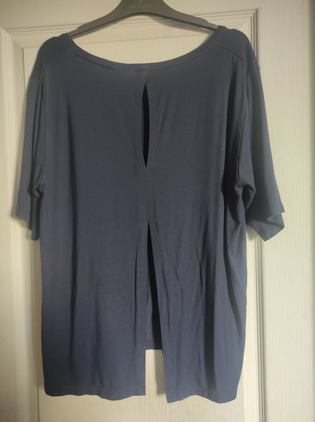Top bleu navy violet ZUR-1