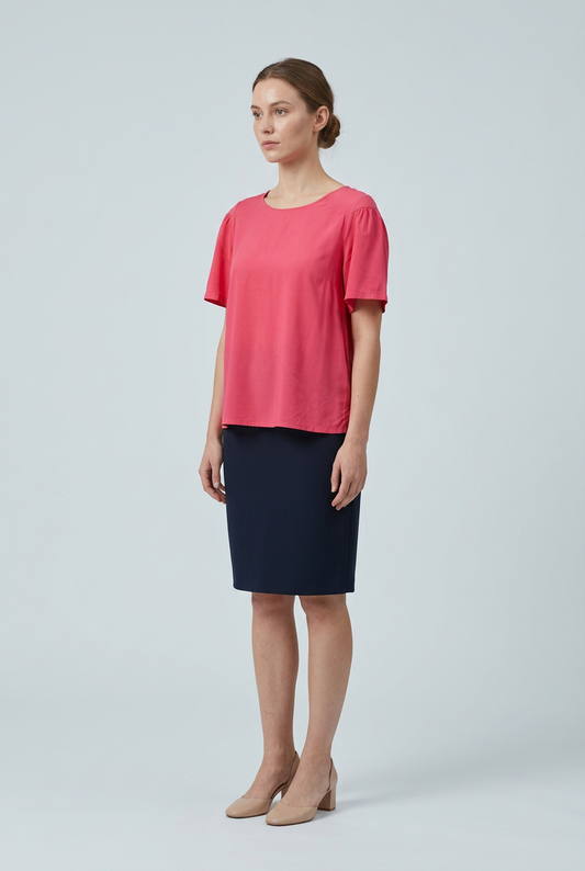Blouse corail