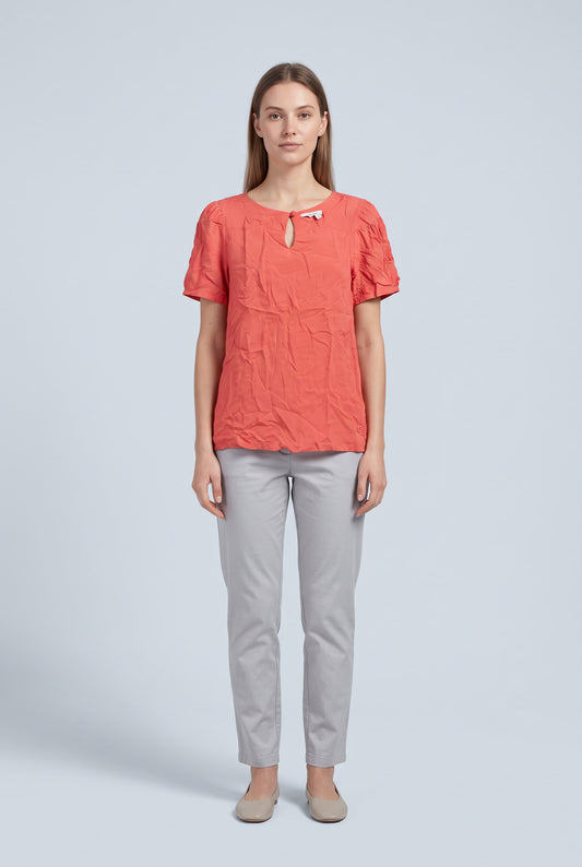 T-shirt corail