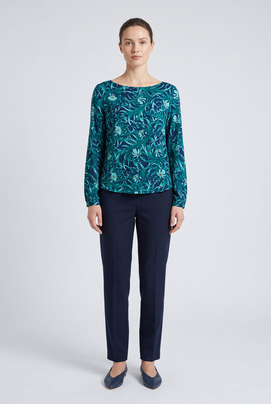 Lyocell and viscose shirt