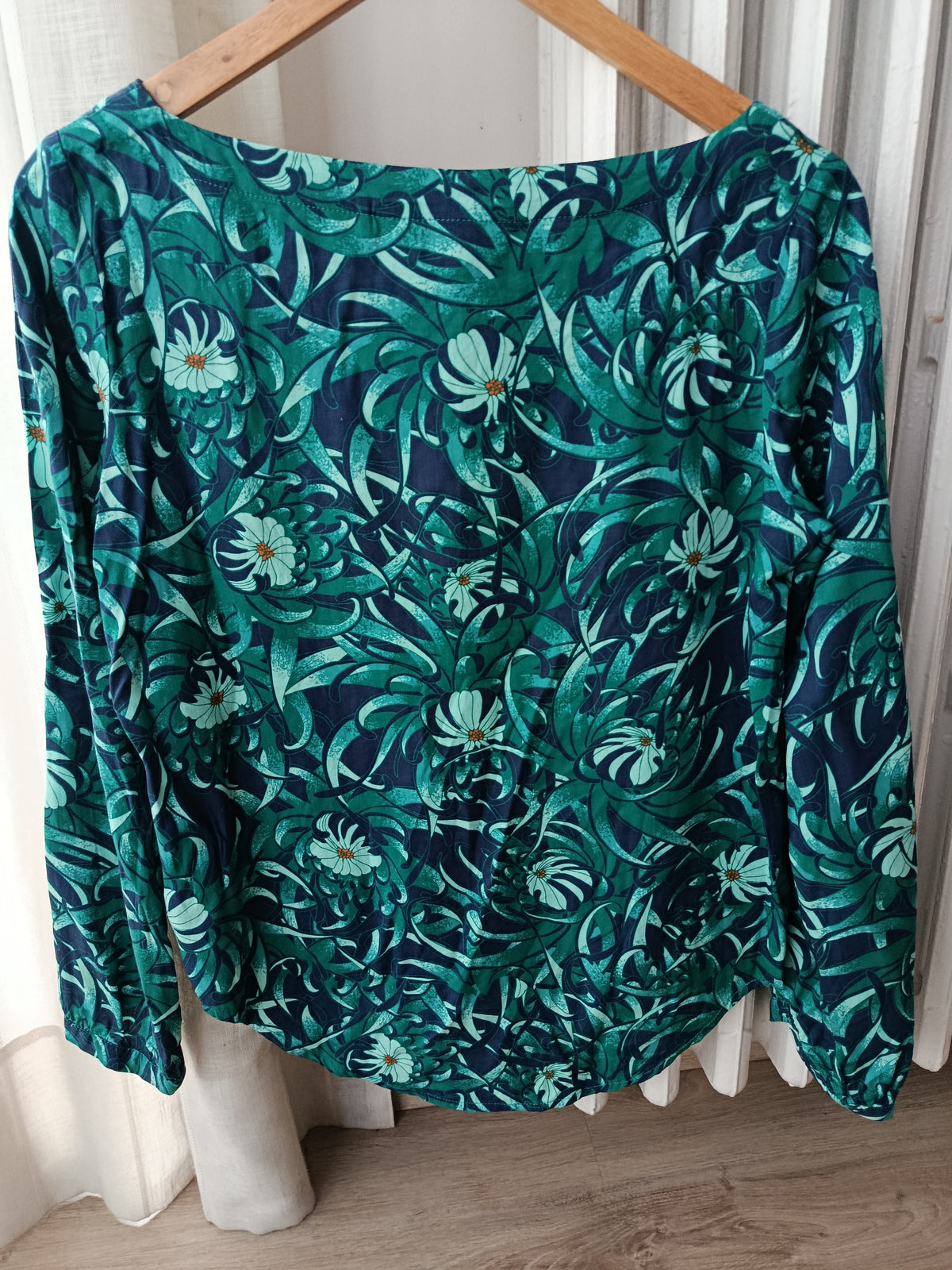 Lyocell and viscose shirt