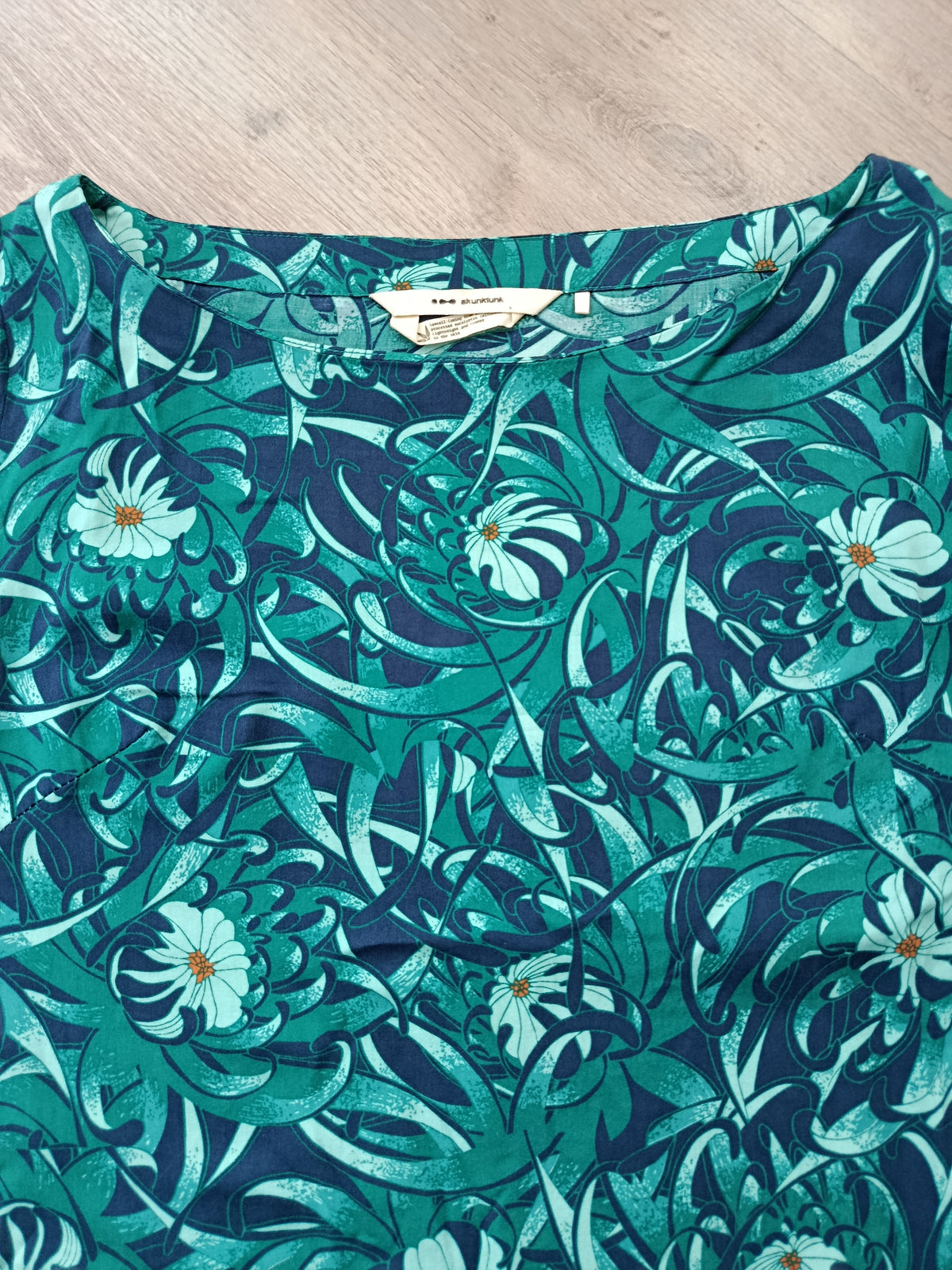 Lyocell and viscose shirt
