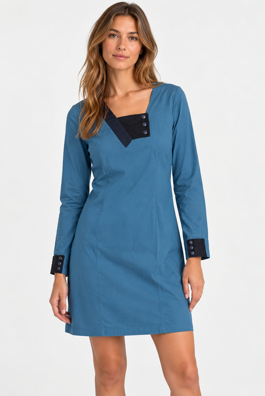 Blue dress
