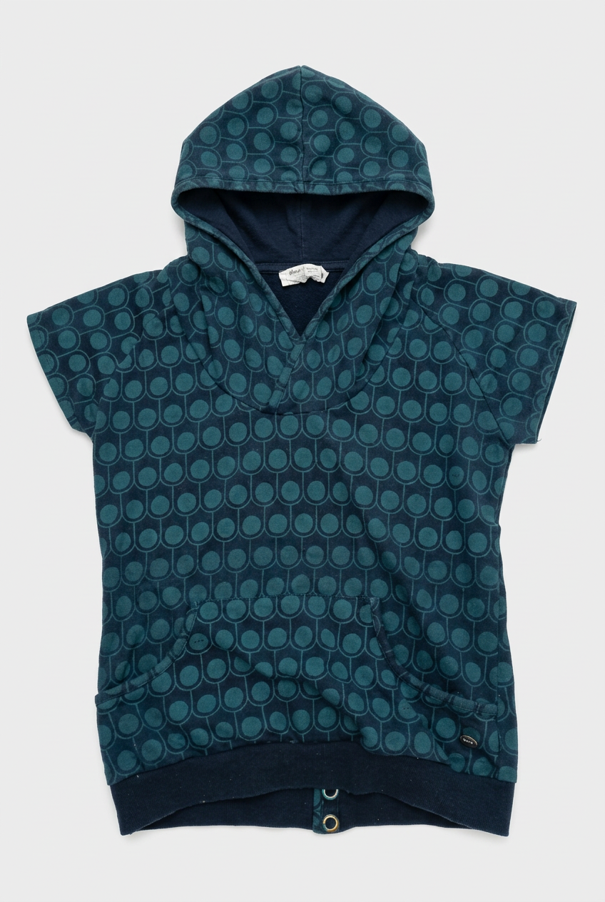 Maglia a maniche corte con cappuccio