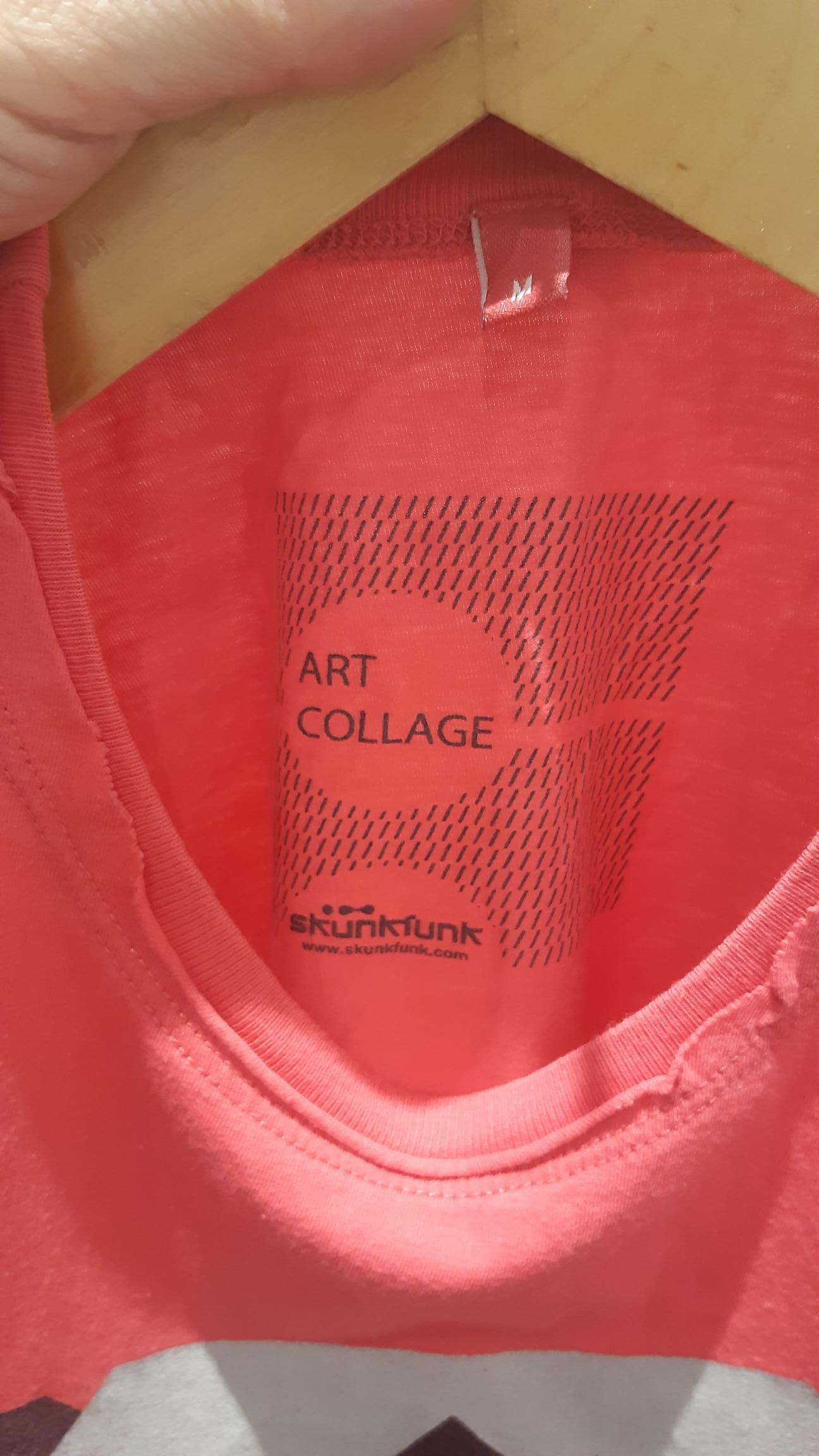 Camiseta rosa ART COLLAGE