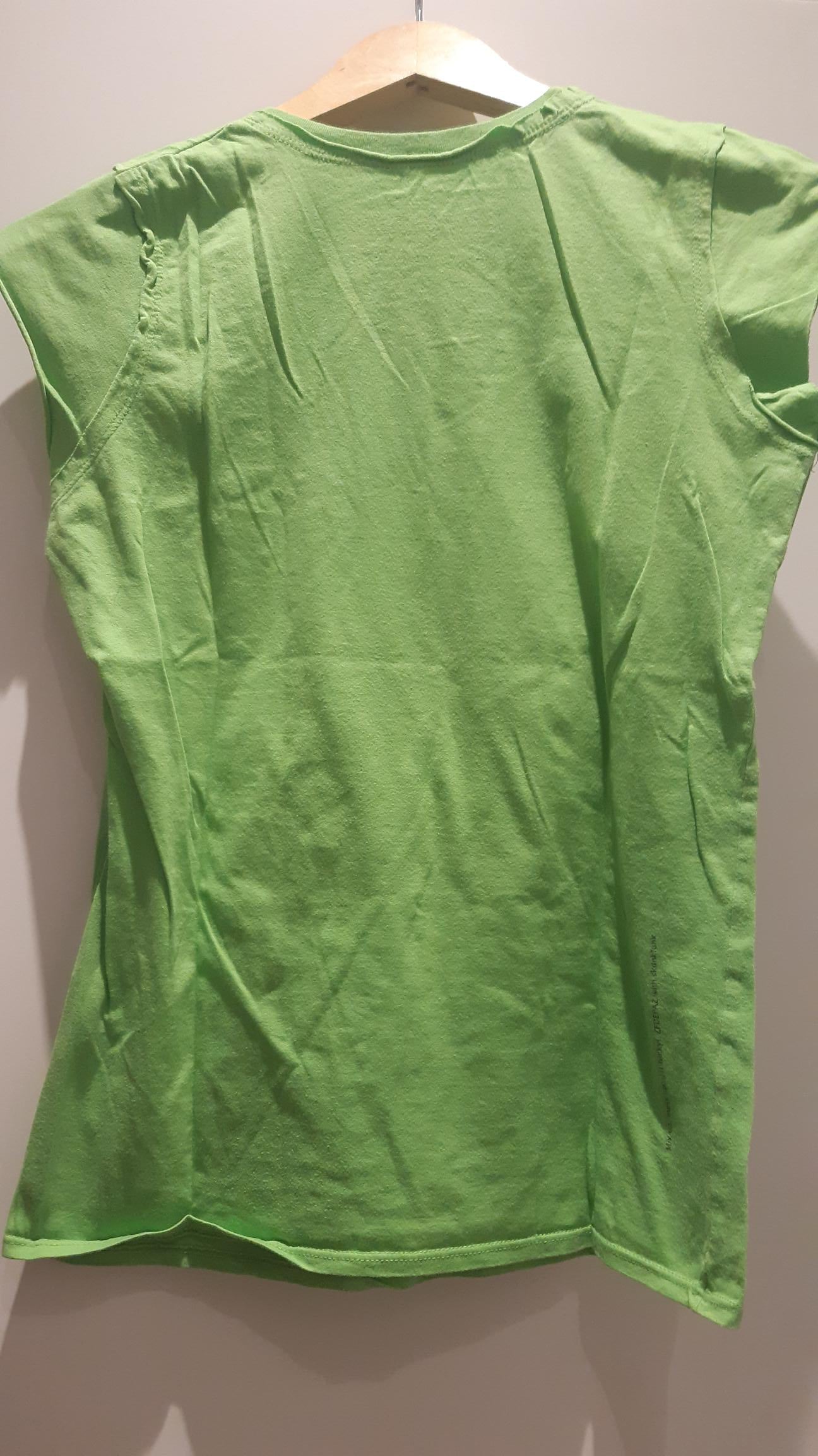 Camiseta Art Collage verde