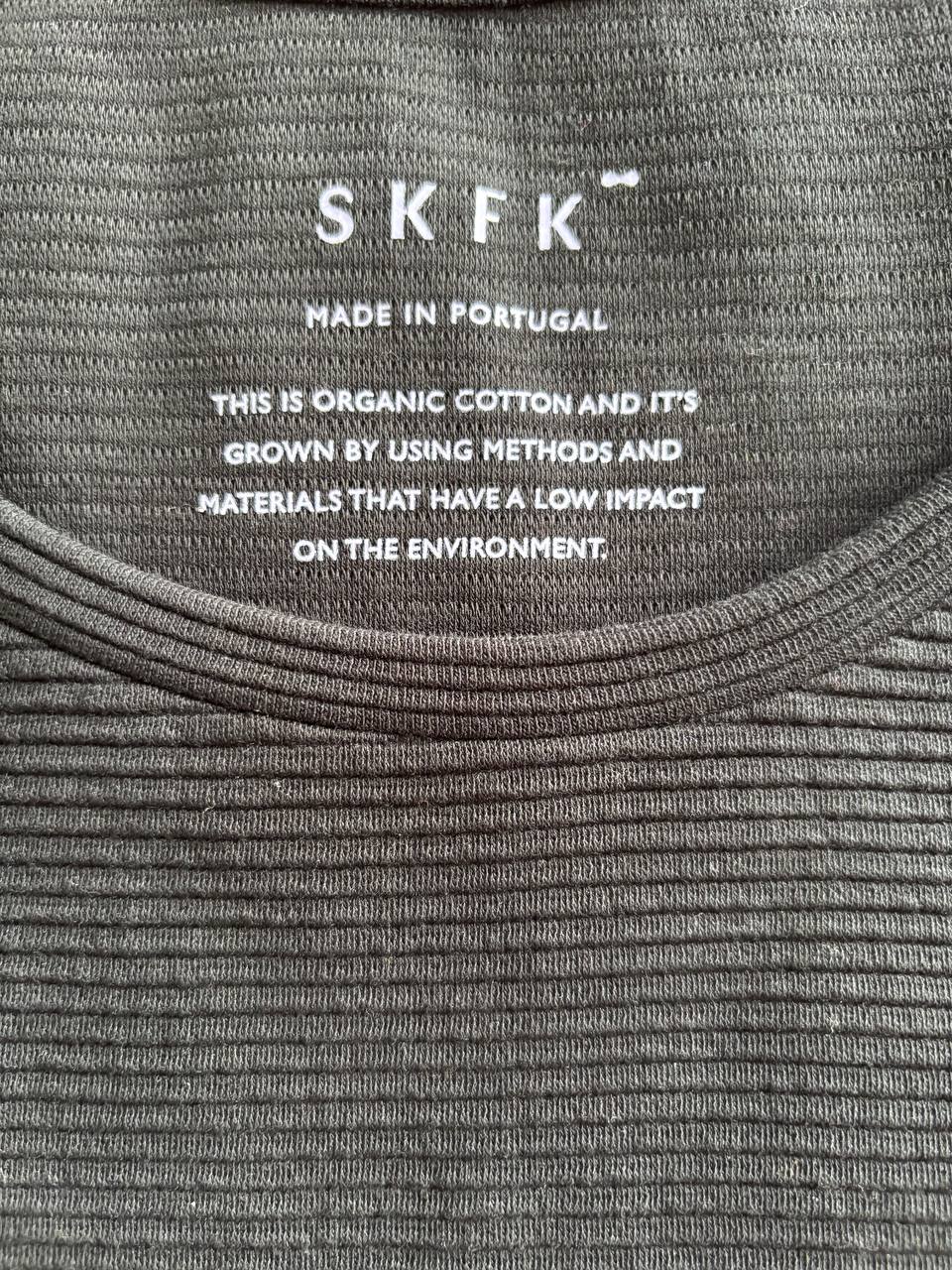 Black dress in organic cotton