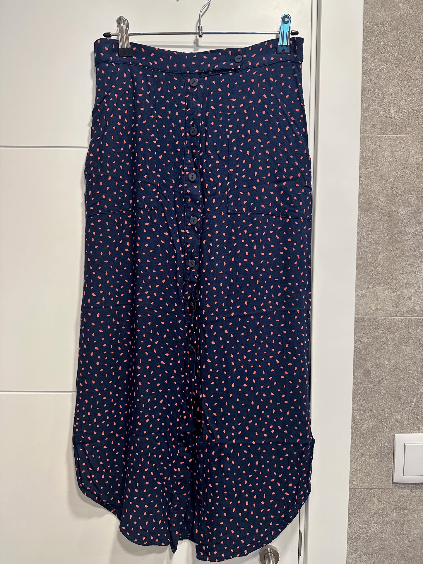 Falda midi estampada