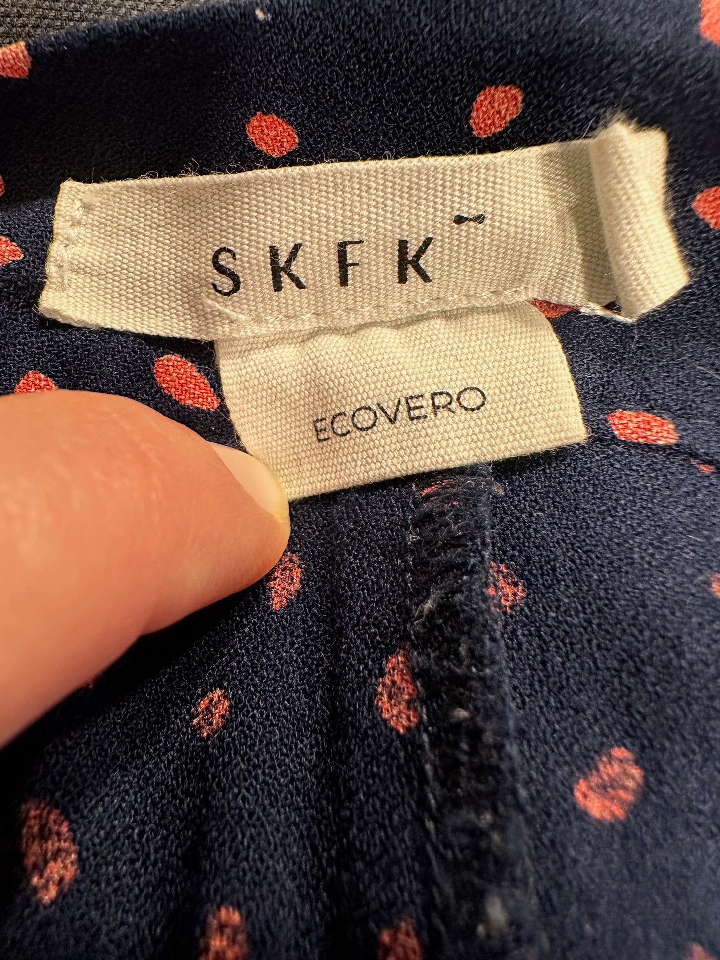 Falda midi estampada