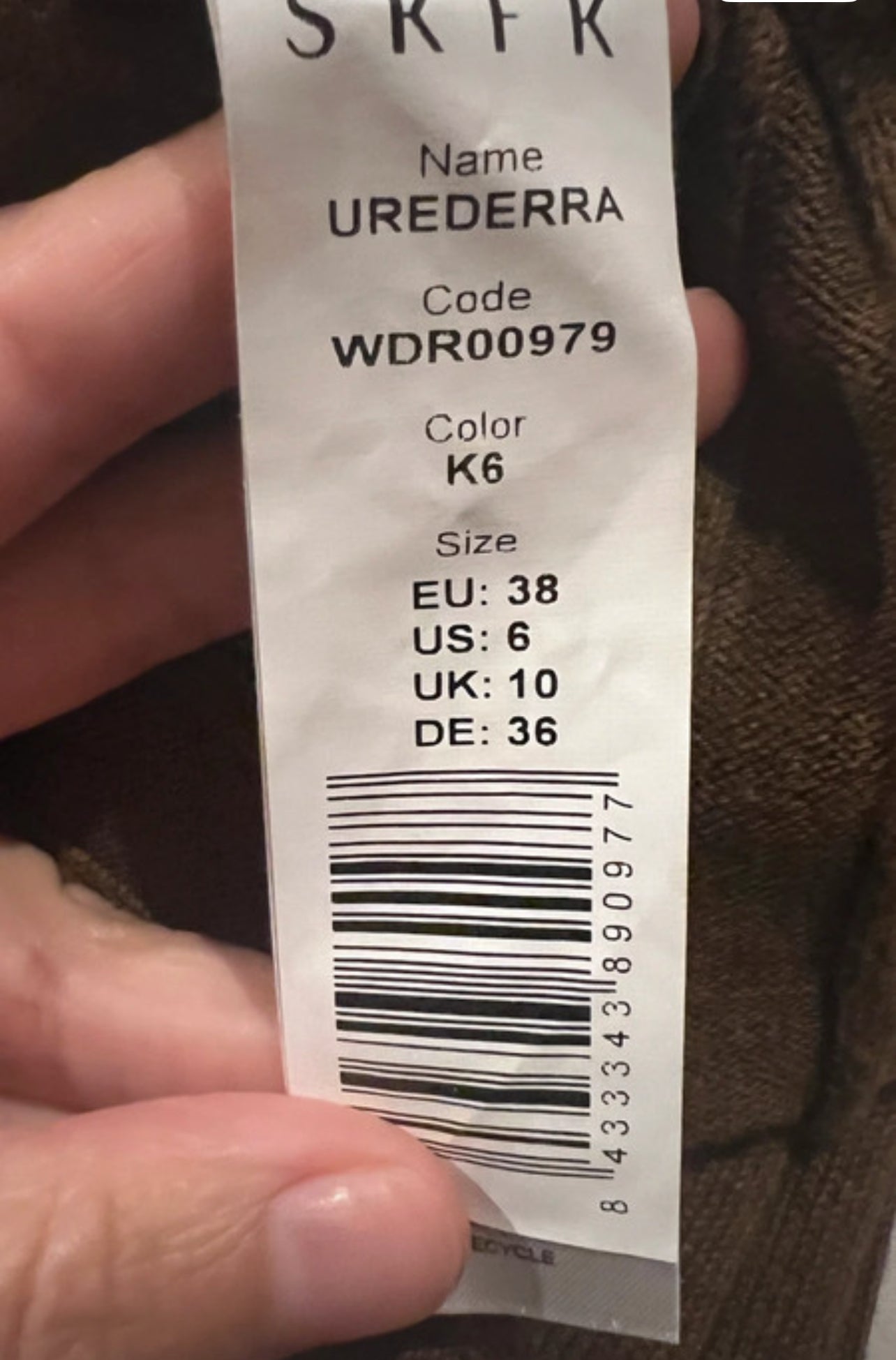 VESTIDO DE MUJER UREDERRA